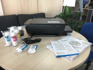 Recenze - HP Ink Tank Wireless 415 All-in-One obsah balení